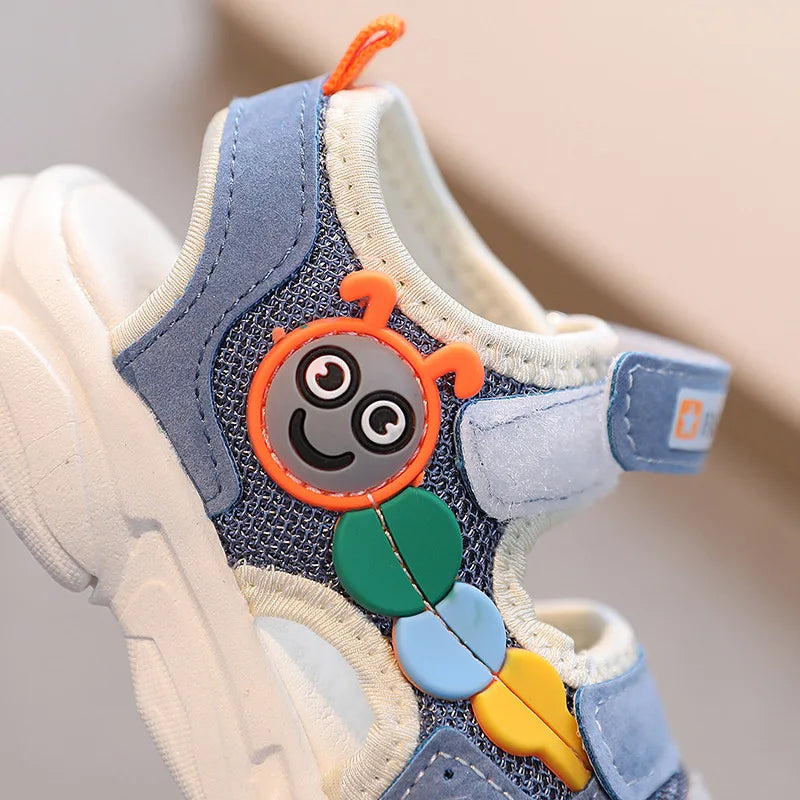Girls Kids Sandals Soft Comfortable Closed Toe Protective Sandals,Cartoon Colorful Cute Shoes Kids Summer Boys Girls