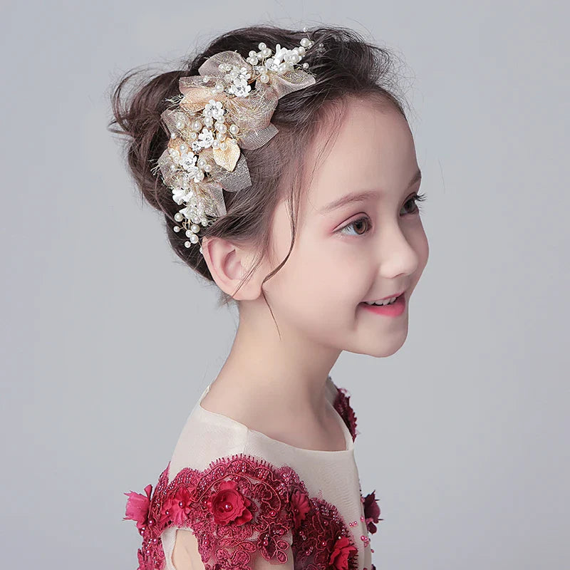 Vintage Pearl Hair Clip for Qipao, Retro Shanghai Style Barrettes, Elegant Hairpin