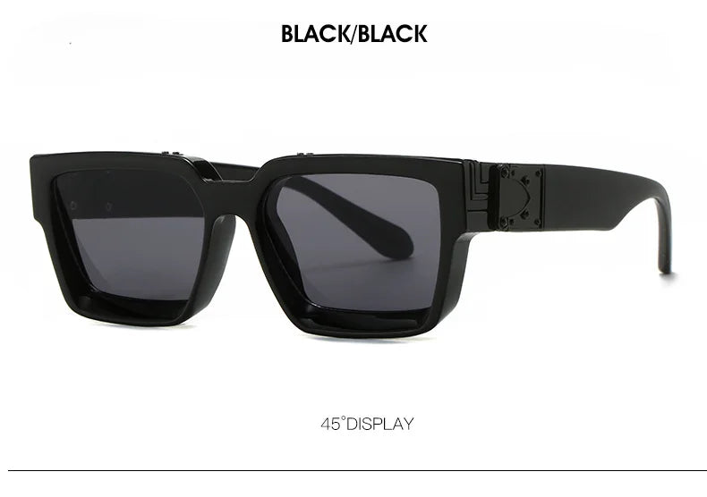 Millionaire Sunglasses For Men Vintage Square Sun Glasses Fashion Retro Sunglasses Women Trendy Luxe Gafas De Sol Hombre Lunette