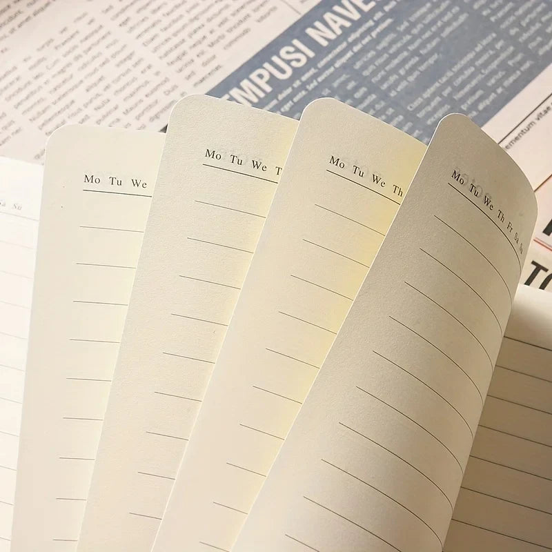 Notebook Set Single Book and Set Selection, Skin Feel and Color Changing PU Material Cover A5 Work Notebook Gift Box Set