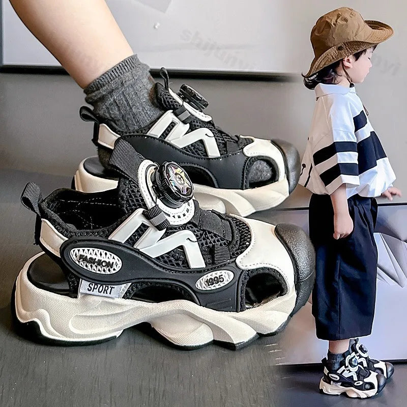 Children Casual Shoes Mesh Breathable Outdoor Beach Shoes Non Slip Comfort Fashion Kids Shoes