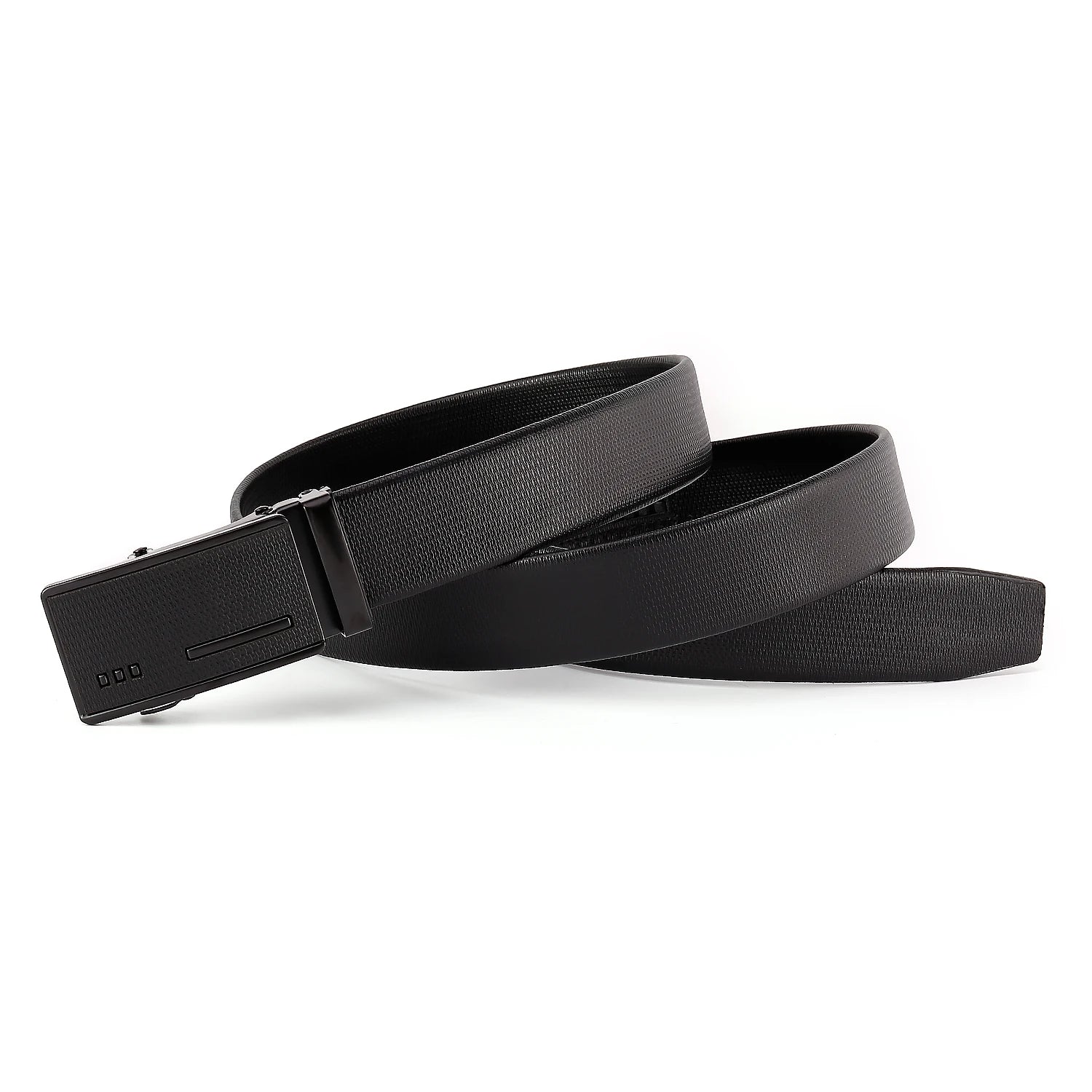 Dark Color Mens Belt Automatic Buckle Stylish Geometric Pattern Durable   Fashion Accessory Gift Letter Designer Belt for Men