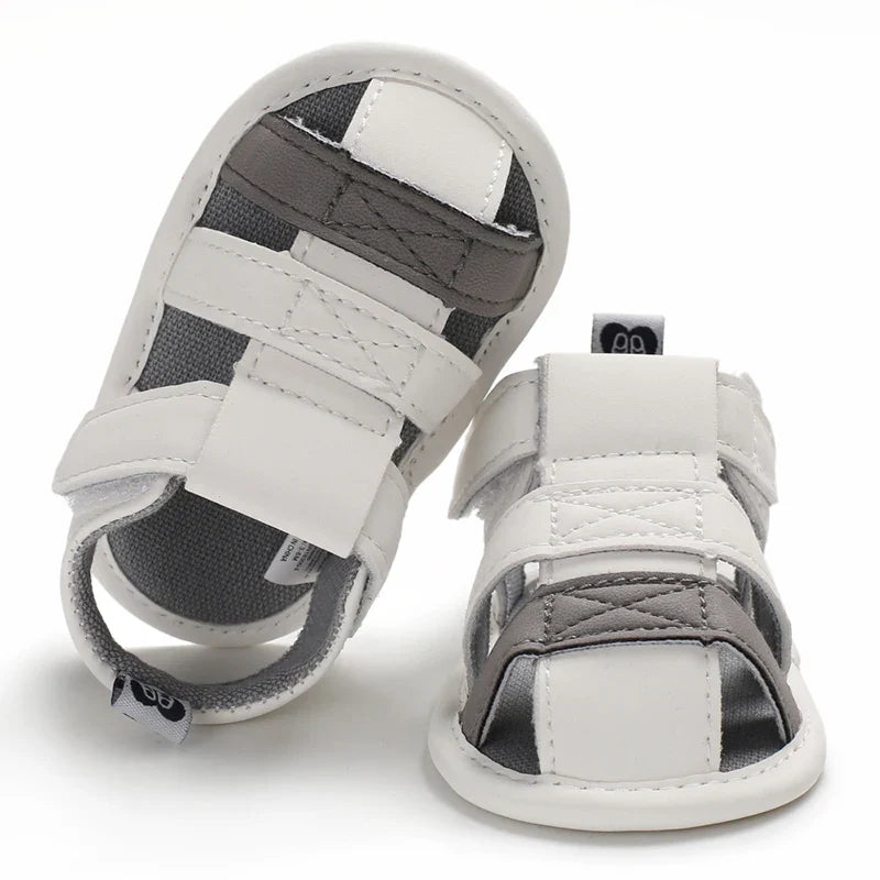 Baby Shoes For Boys and Girls  Summer With Perforated Sandals and Non Slip Soft Soles For Learning To Walk