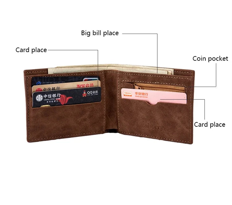 Custom Wallets for Men with Names Designer Personalised Men's Billfold Wallet