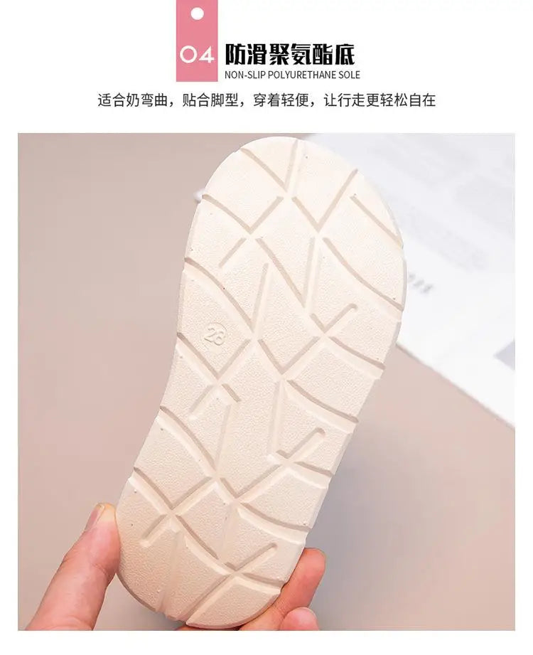 Kids Girls Sandal Sanrio Kawaii Anime Melody Children Shoes Girly Heart Summer Cute Cartoon Student Beach Shoes