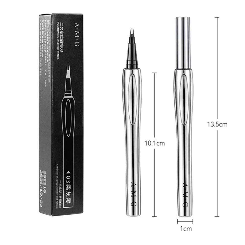 Eyebrow Pen Waterproof Anti Sweating Non fading Halo Dyeing Natural And Long lasting Wild Eyebrow Pen Multi Water Eyebrow Pen