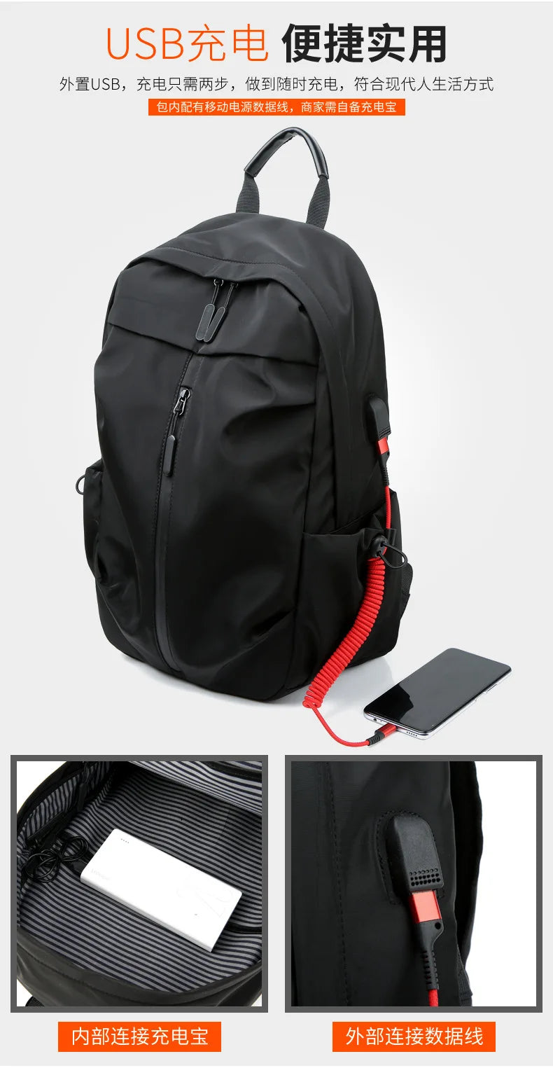 Backpack Men's Business Backpacks Outdoor Oxford Cloth Computer Bag Leisure Student Travel Bag Schoolbag mochila  мужской рюкзак
