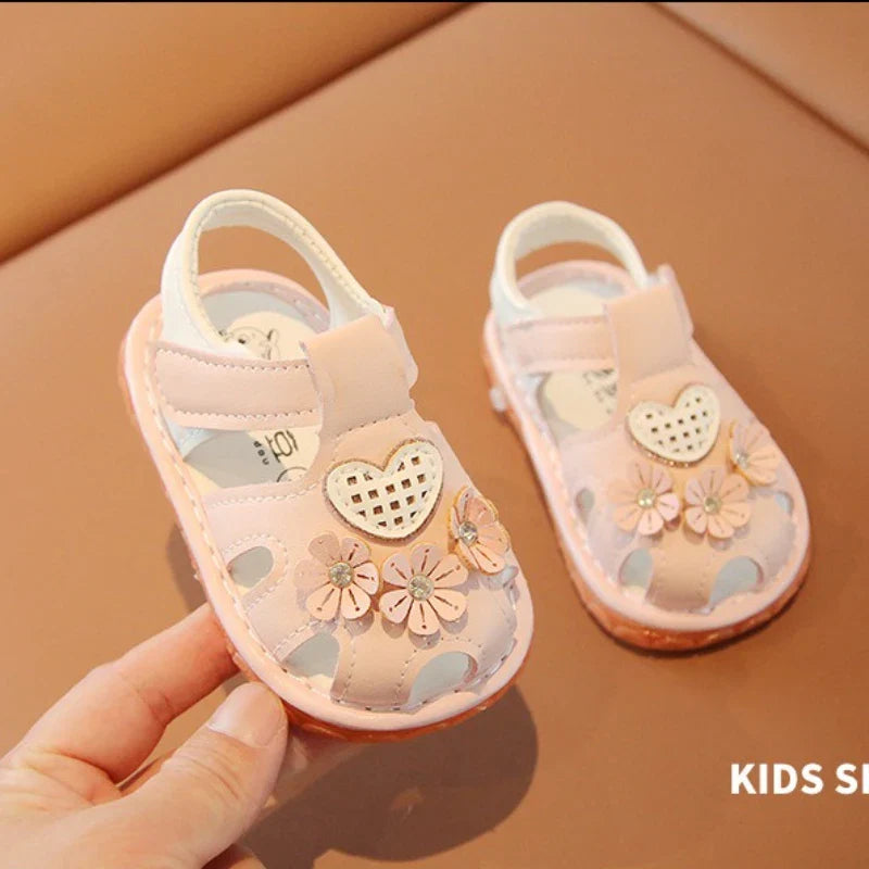 Baby Shoes Summer New Baby Calling Shoe Soft soled  Baby Girl Sandals Anti slip Girl Shoe Children sandals