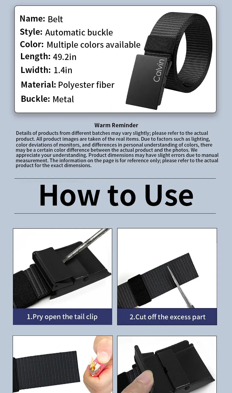 Stylish Men's  Belt - Fashion Belts for Daily Life, Leisure, Party, Festival, Work, and Business Automatic Buckle