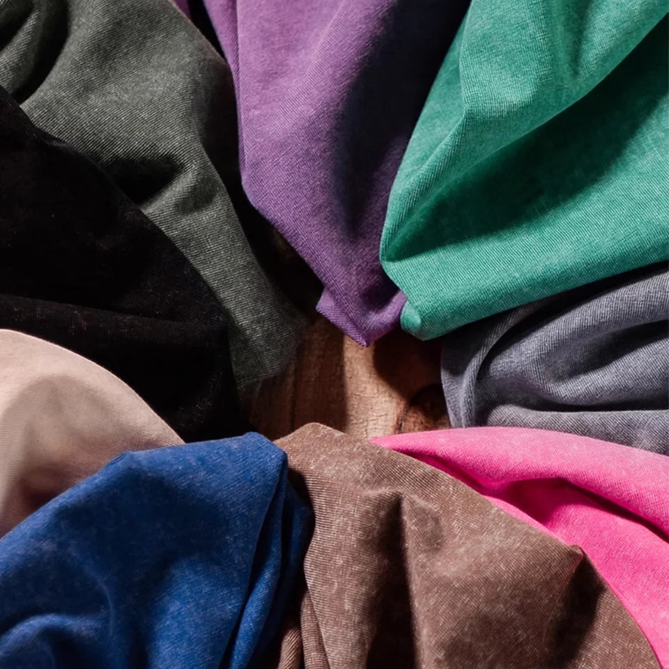 Summer Washed T shirt for Men Women Cotton Loose O-Neck Oversized Tee Men's Korean Y2k Tops Casual Vintage Short Sleeve T-shirt