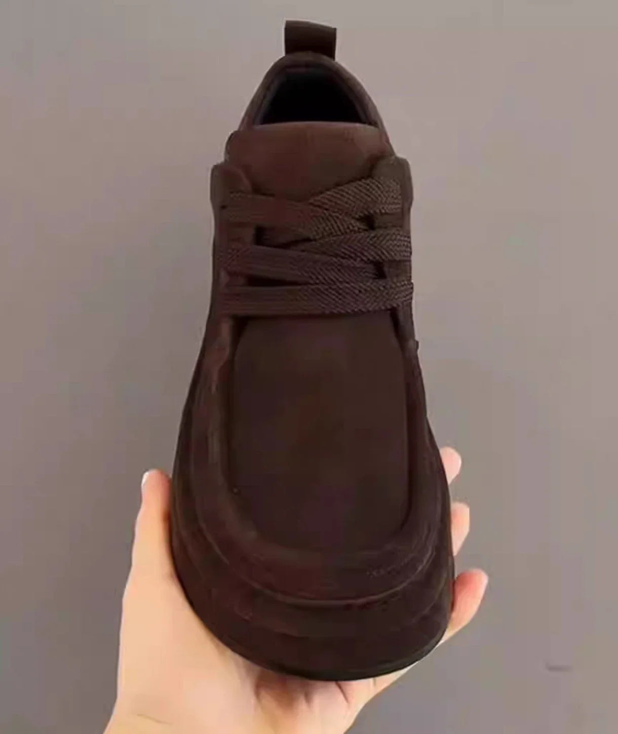 Men's Shoes Are Fashionable Brown Casual Shoes Made of Durable Suede Material Comfortable Walking Shoes Suitable for Daily Wear   (Available)