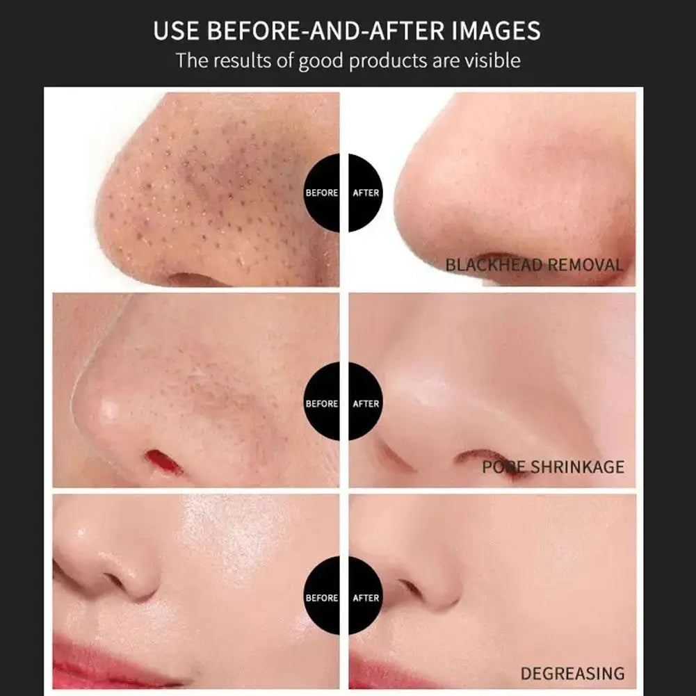 Deep Cleansing Black Mask Bamboo Charcoal Blackhead Remover Face Mask Skin Care  Peal-off Nose Mask Skin Care