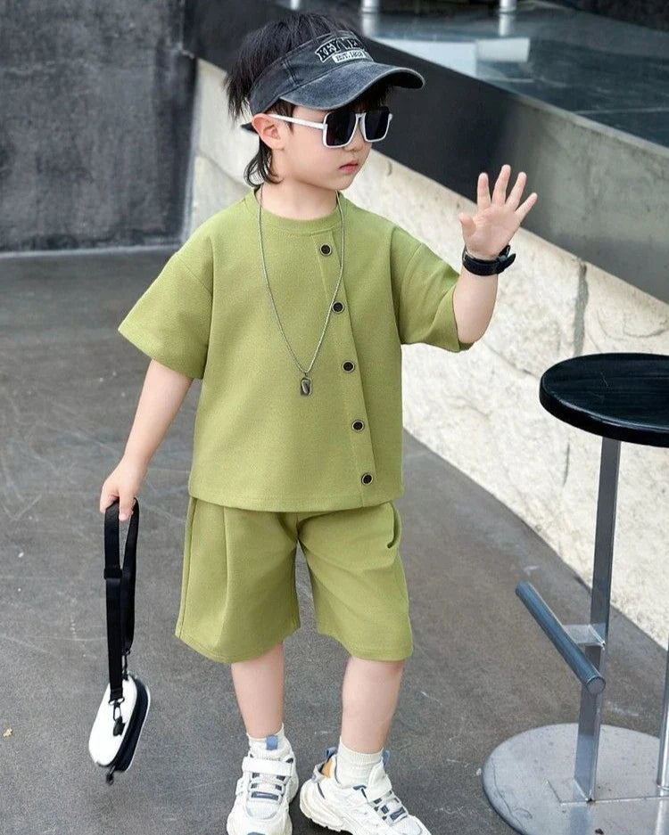 Boys 7 Kids Set Boy's Suit Child Outfit Boys' Summer Shirts Fashion Children Casual Clothes 4 Clothing Toddler Boy