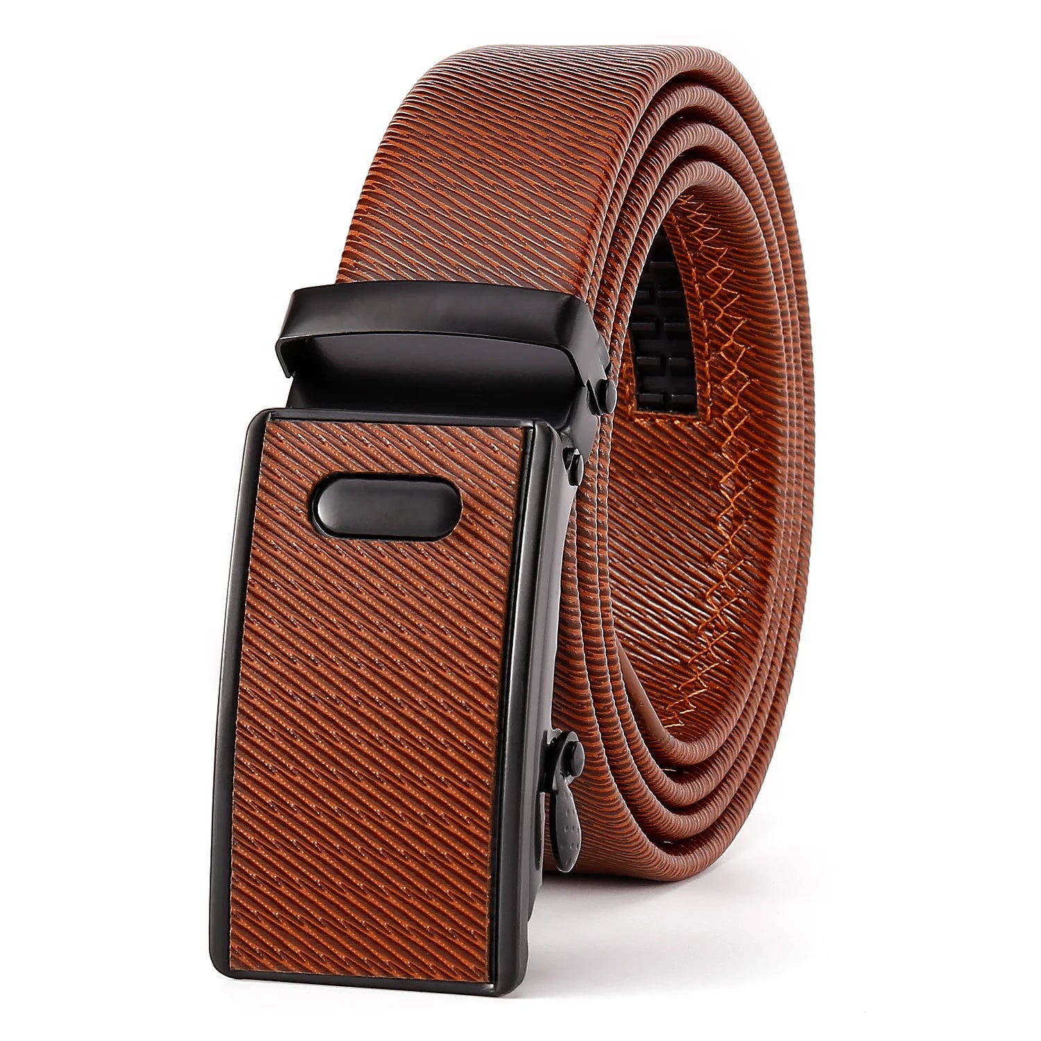 Men's fashion belt, durable for work, business and daily commuting. Automatic buckle, a great gift. S design.