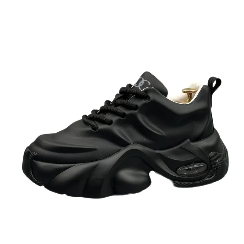 Men Shoes Designer Luxury Casual Sneakers Breathable Platform Shoes for Men Fashion Height Increasing Comfortable Non-slip Shoes   (Available)