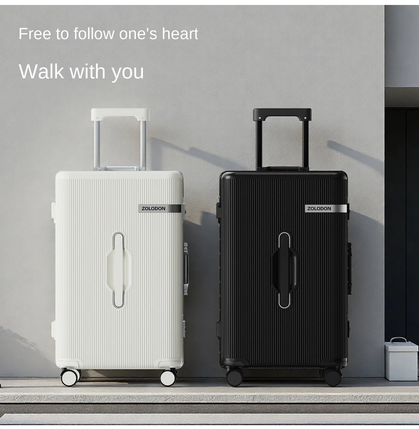 2026 New Luggage Aluminum Frame  ABS+PC 26/28 inch Large Size Travel Suitcases 20inch Cabin Bag Password Trolley Case