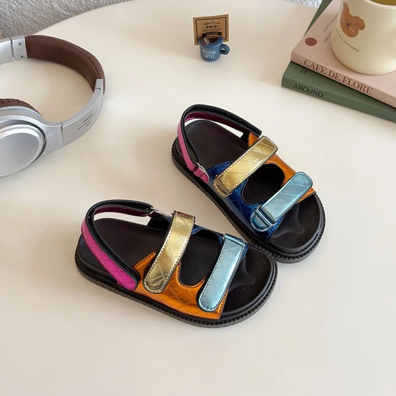 Children Shoes Hemp Rope Set Foot Beach Sandals Outdoor All-match Casual Slippers Large Size Baby Girl Shoes