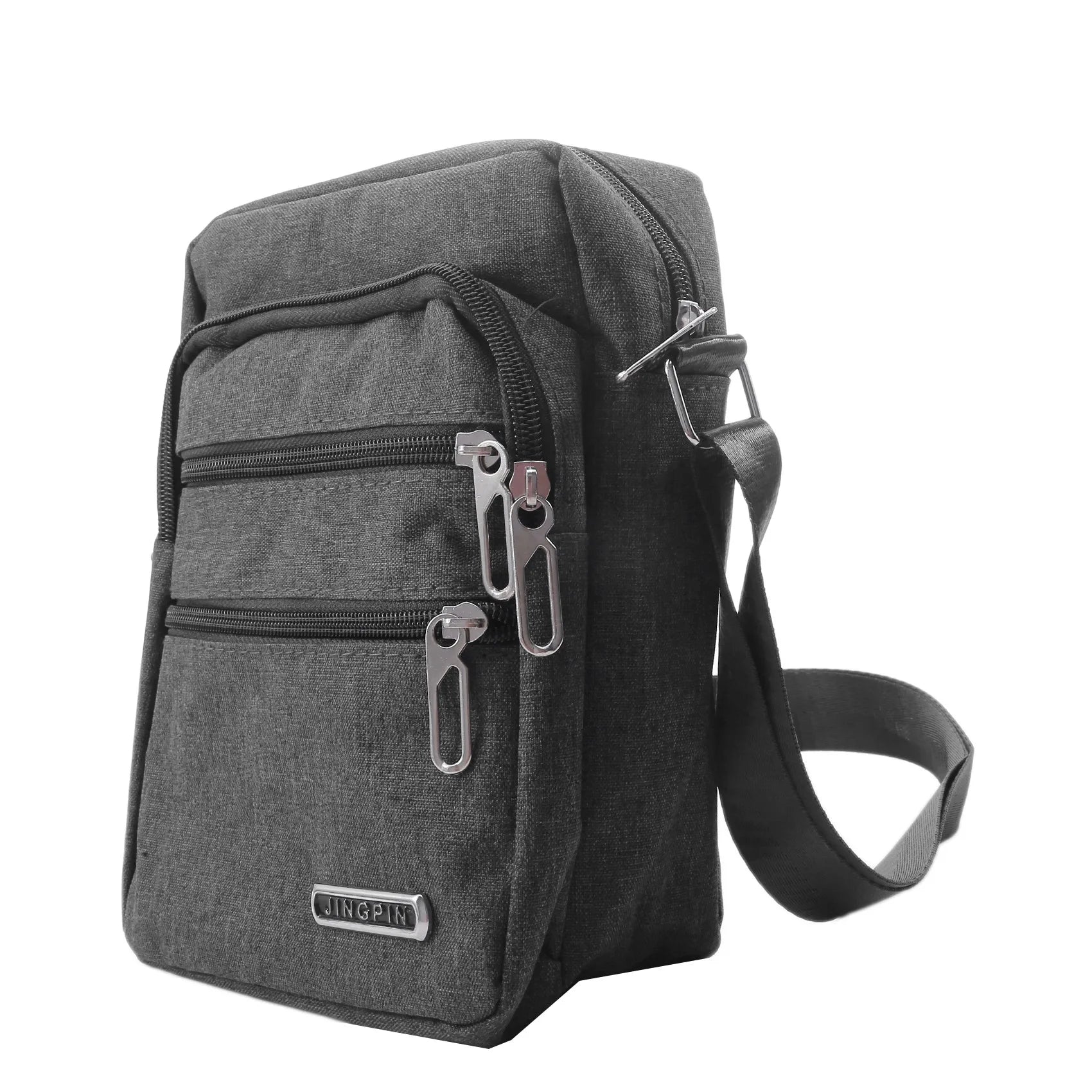 Men's Shoulder Bag Business Leisure Large Capacity Portable Handbag Zipper Multi Layer Waterproof Summer Male's Crossbody Bags