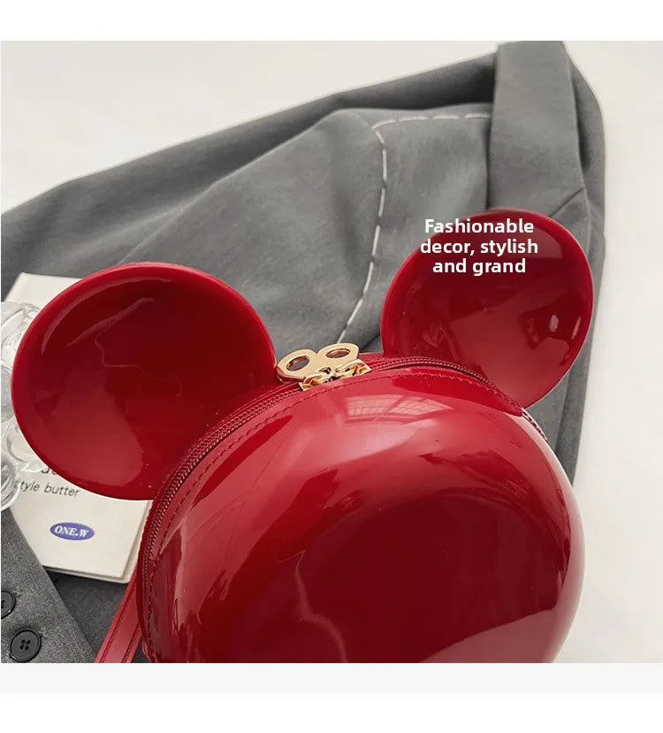 Cartoon Mickey Mini Bag for Women - Stylish Versatile Shoulder Crossbody Bag Fashion Literary Daily Purse