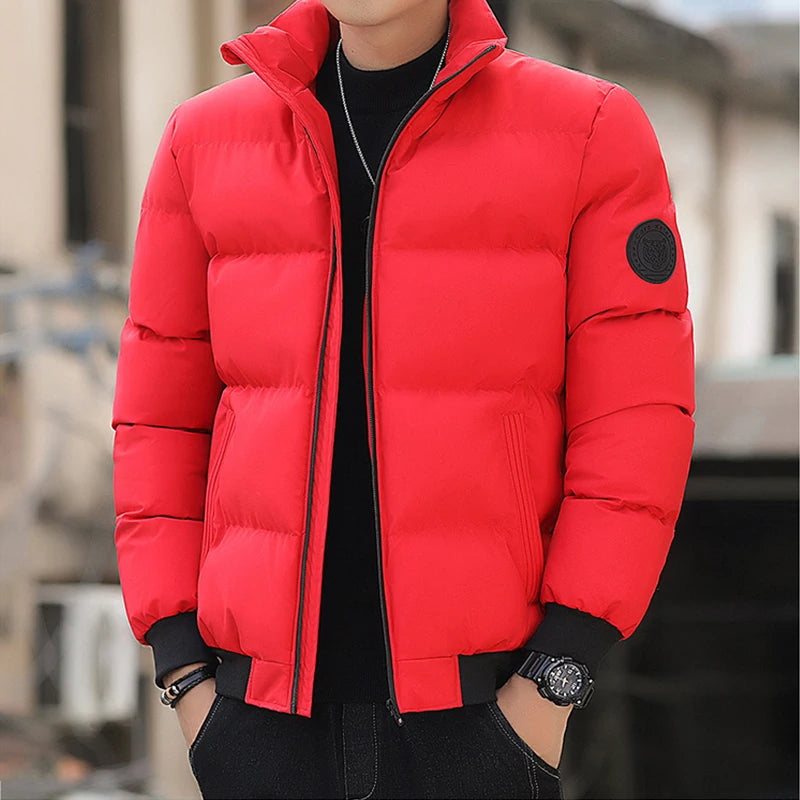 Mens Winter Jackets and Coats Cotton Outerwear Clothing 2026 New Parkas Jacket Men's Windbreaker Thick Warm Male S-5XL