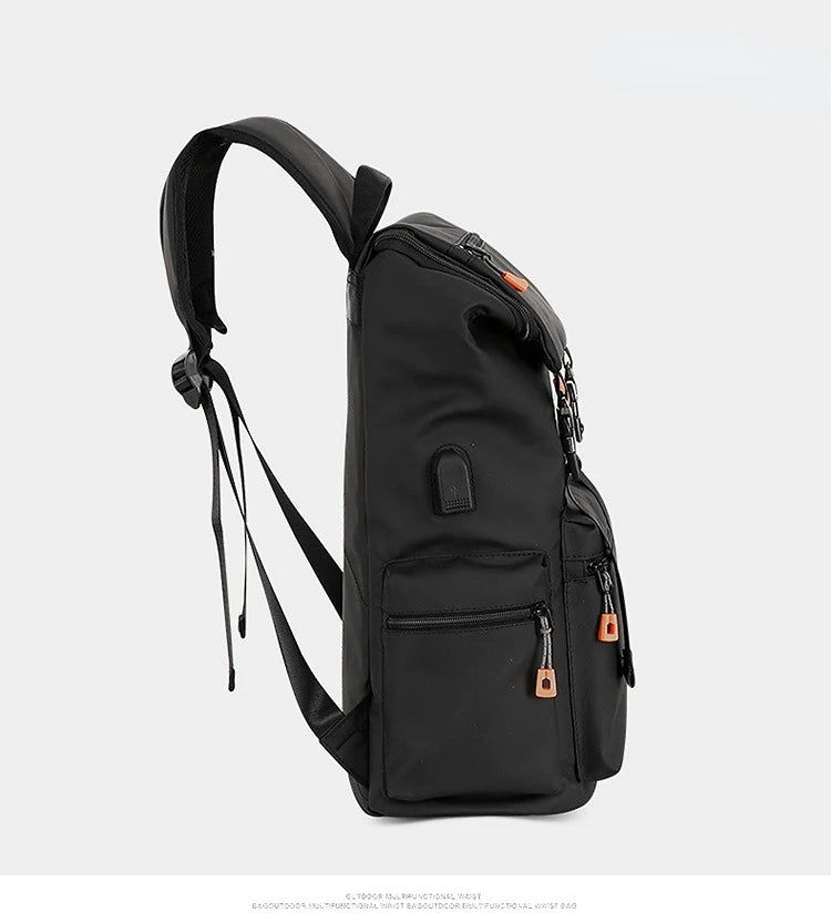 Men's Backpack Large Capacity Travel Fashion Trend Outdoor Mountaineering Bag Business Leisure Rucksack Computer Knapsack