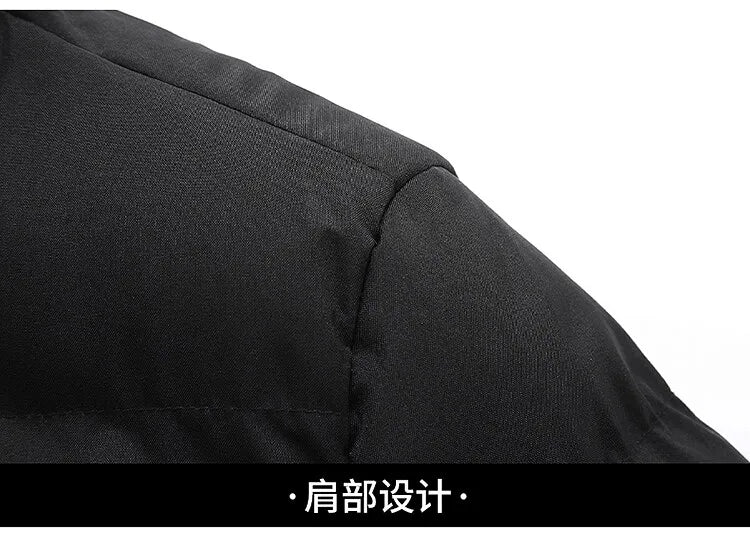 Mens Winter Jackets and Coats Cotton Outerwear Clothing 2024 New Parkas Jacket Men's Windbreaker Thick Warm Male M-5XL