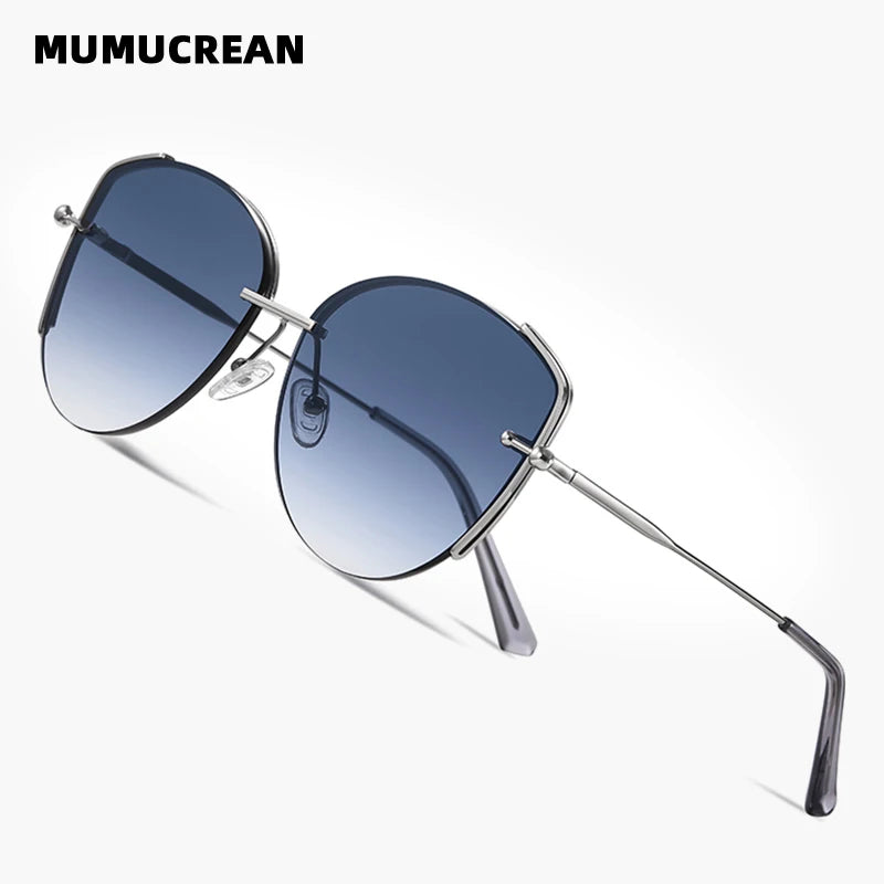 New metal nylon sunglasses fashion street shot versatile sun protection sunglasses driving glasses for driving a car