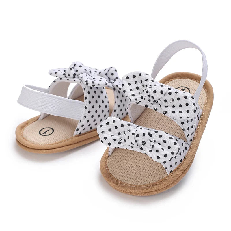 VALEN SINA 0-18M Newborn Baby Girls Summer Shoes Sandals First Walkers Newborn Shoes Casual Soft Sole Sandals Toddler Shoes (Available)