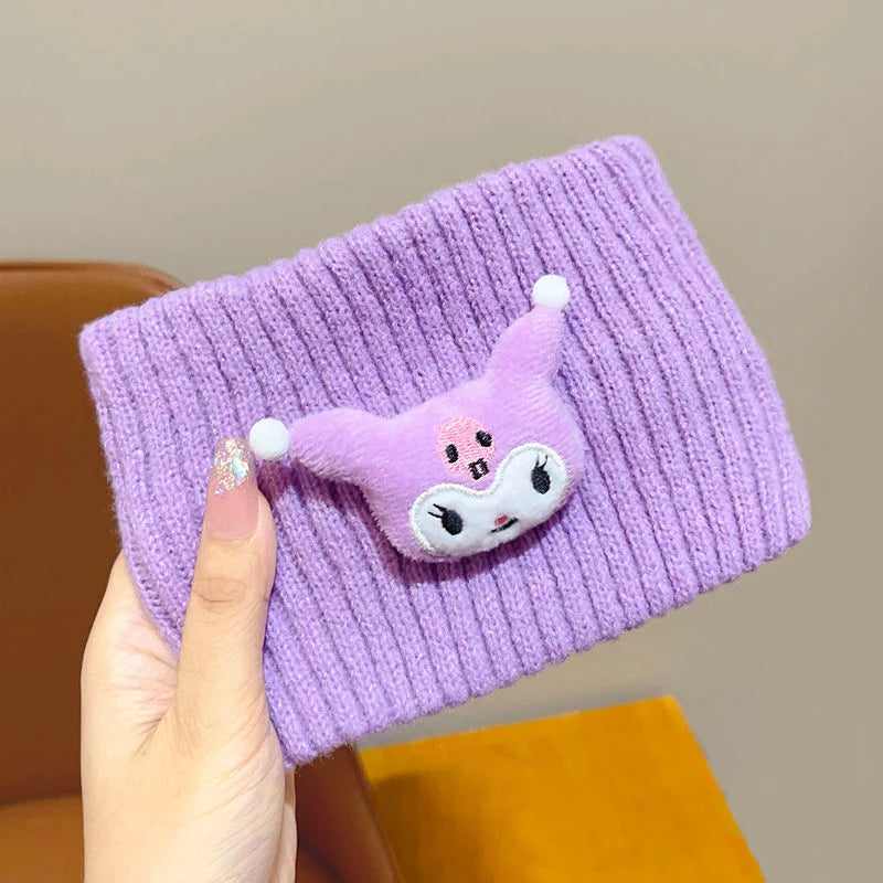 Sanrio Pochacco Kuromi Cinnamoroll Anime Merchandise Creative Cartoon Wash Makeup Hair Band High-Value