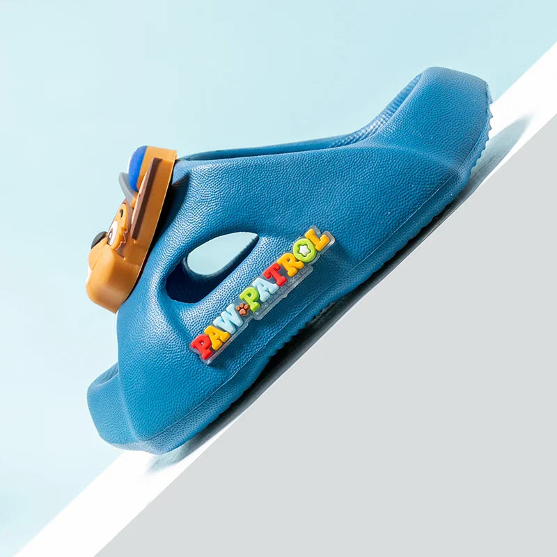 Children's Anime Slides | Boys & Girls Outdoor Non-Slip Soft Soled Sandals & Home Slippers – PAW Patrol