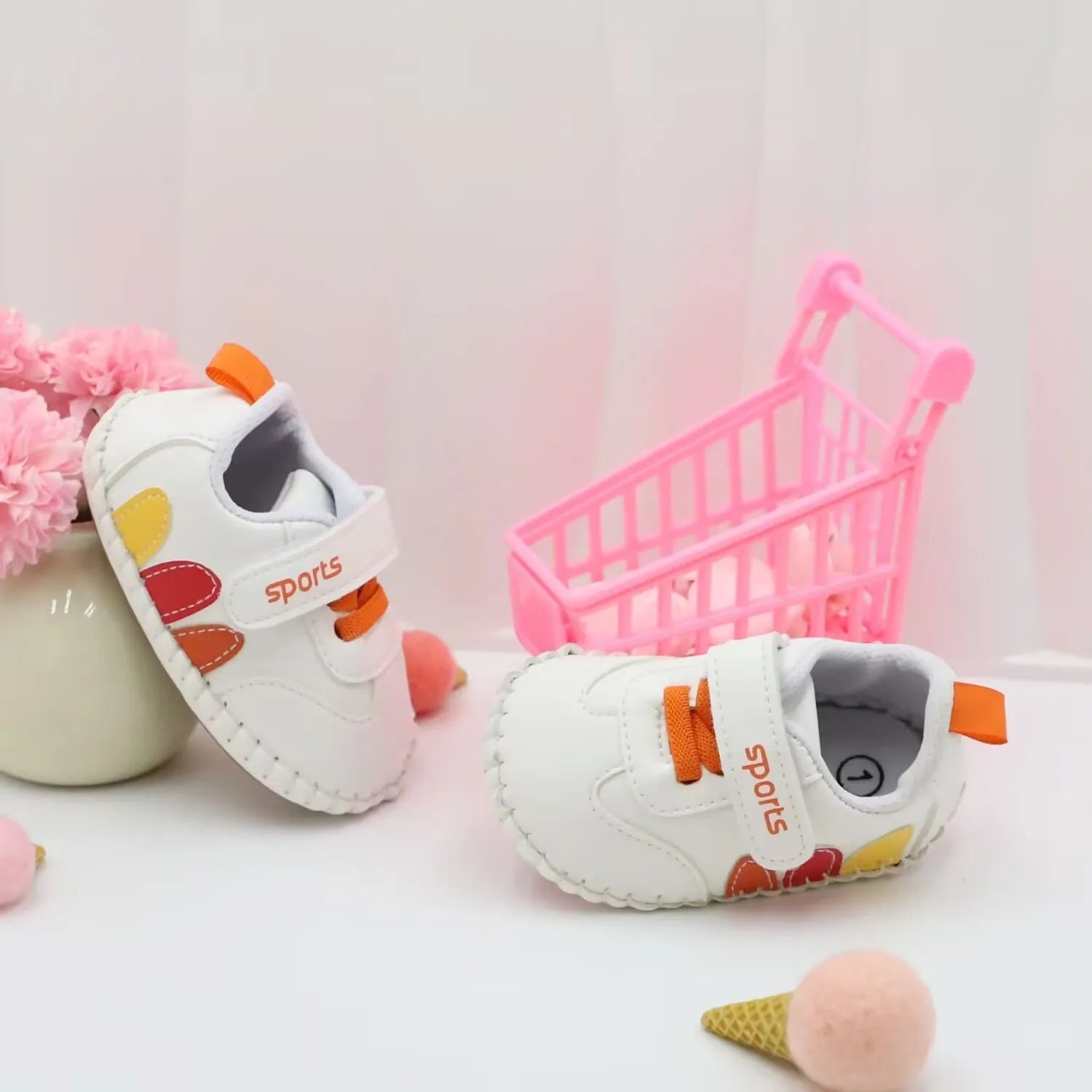 Baby Walking Shoes For Infants  Anti Slip Soft Soled Shoes For Spring and Autumn Suitable For Both Male