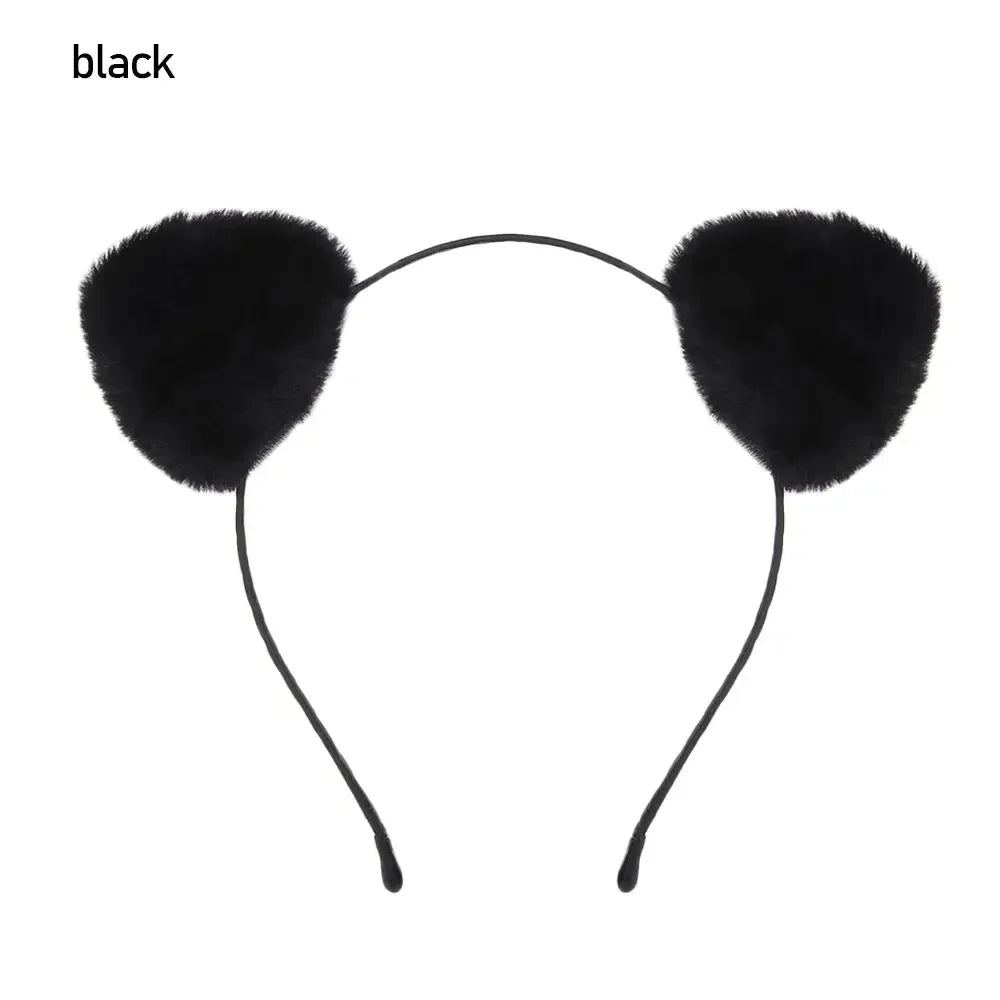 Cute Lace Cat Ears Headband Fancy Dress Hairband Women Girls Cosplay Headwear Masquerade Anime Costume Party