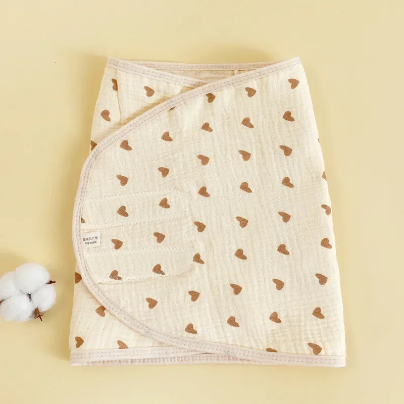 New Baby Swaddle Blanket 0-6 Months Strap Protect Belly Baby Sleeping Blanket Wrap for Newborn