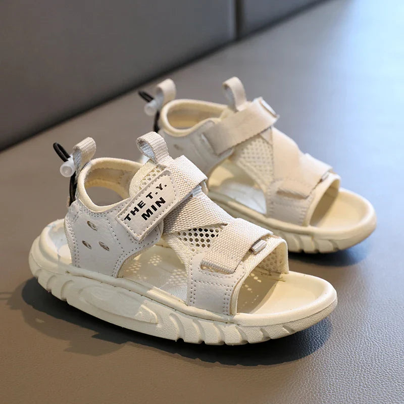 Summer Fashion New Girls Korean Style Casual Beach Shoes Child Outdoor Soft Sole Sandals