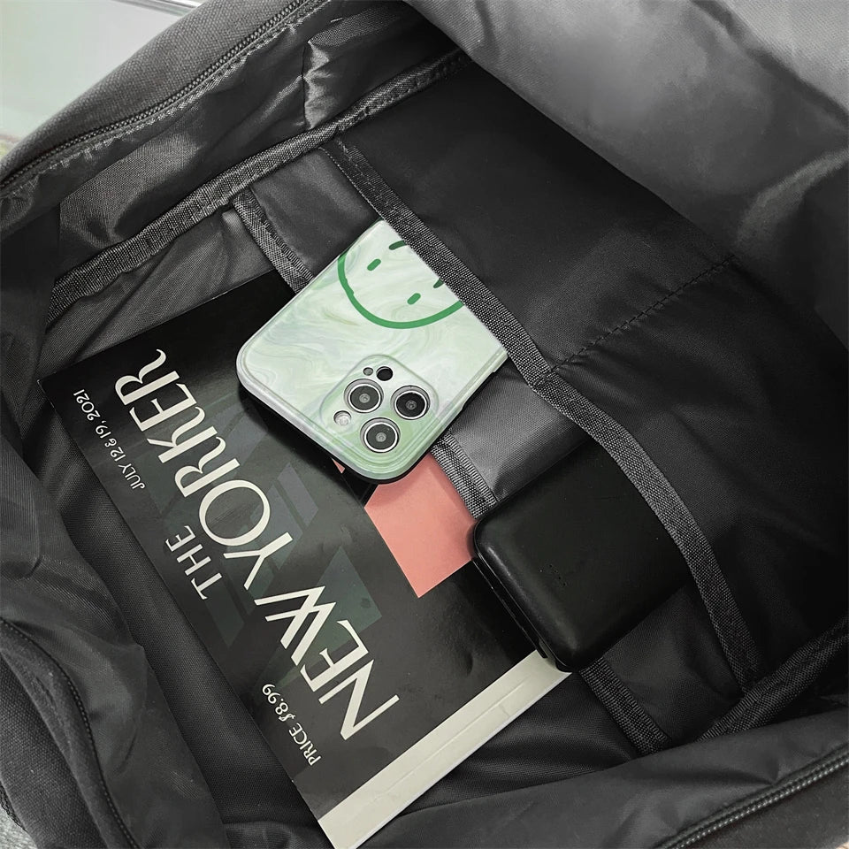 Fashion Big Backpack Lovers Travel Bagpack Women Laptop Mochila For Teenager Boys Bookbag New College School Bag Men Rucksack