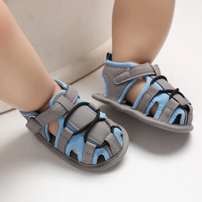 VALEN SINA 0-18M Newborn Baby Girls Summer Shoes Sandals First Walkers Newborn Shoes Casual Soft Sole Sandals Toddler Shoes (Available)