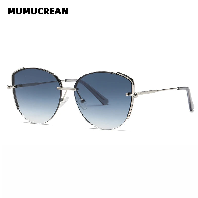 New metal nylon sunglasses fashion street shot versatile sun protection sunglasses driving glasses for driving a car