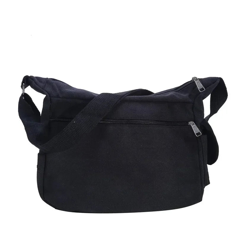 Casual Tote Travel Male Crossbody Bag Men's Canvas Shoulder Bags Luxury Messenger Bags Fashion High Quality Handbag Chest Bag