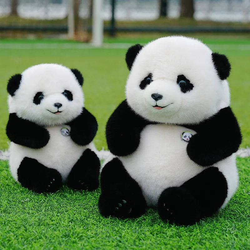 Adorable Base Simulation Lifelike Giant Panda FuBao Plush Toys Kawaii Stuffed Animals Soft Bears Baby Appease Doll Gifts