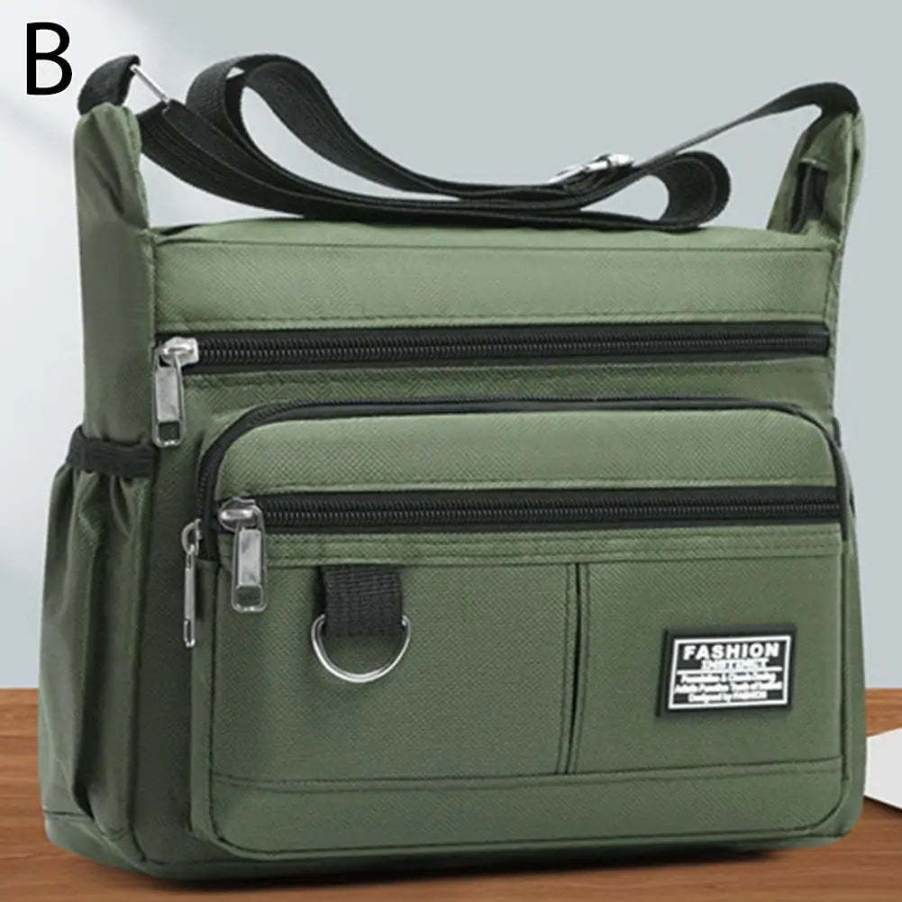 Men's Messenger Bag Men Crossbody Bag Single Shoulder Bags Big Capacity Storage Bag Multi-Pockets Business Crossbody Bags