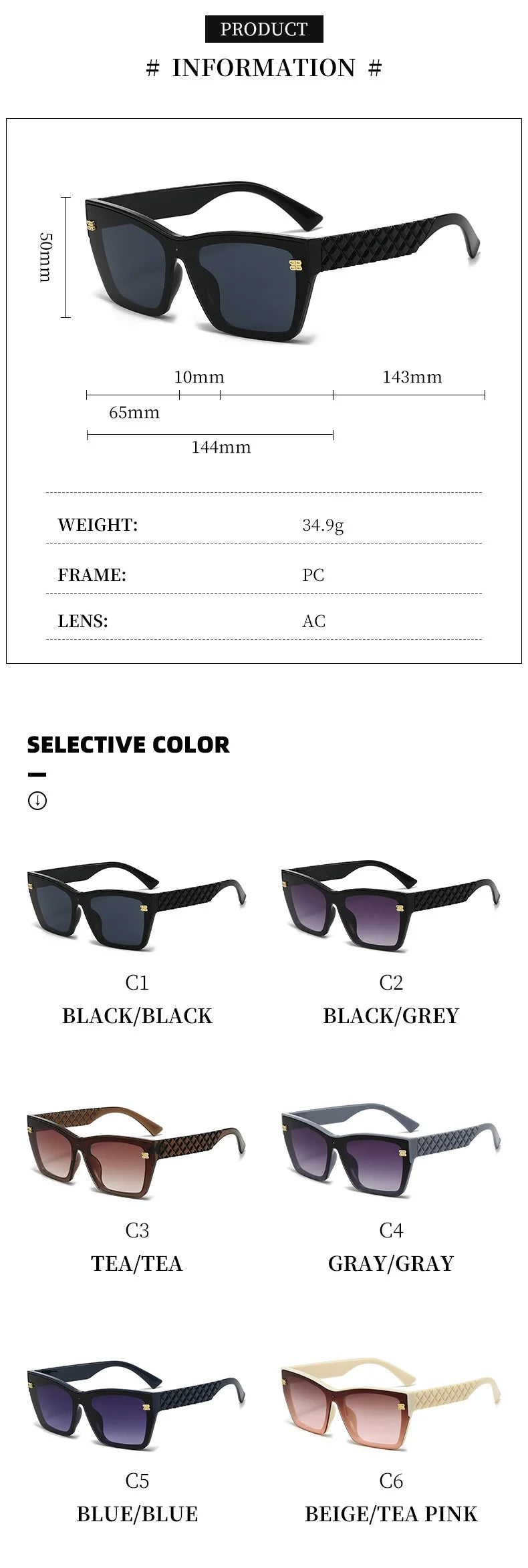 Luxury Driving Sunglasses For Men And Women Luxury Men Fashion Sun Glasses For Women Square Casual Shades UV400