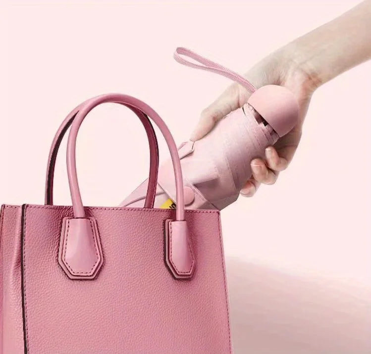 Lightweight Mini Umbrella,Windproof Compact Travel Umbrella ,Durable Design,Portable for Commuting,Office,Daily Use