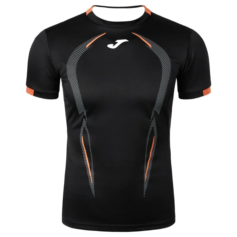 JOMA Quick-drying sweat-absorbing men's T-shirt, short-sleeved sweatshirt, high-quality top for football, running and sports