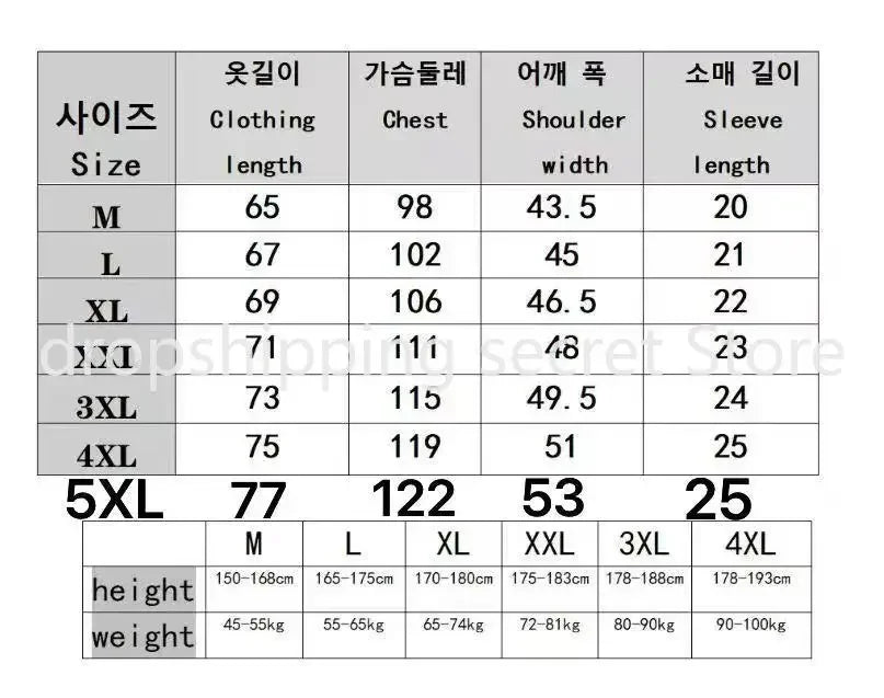 Summer Men's Round Neck Short Sleeved T-shirt M-5XL Oversize Wrinkle Resistant Breathable Top Texture Fabric Versatile Tees