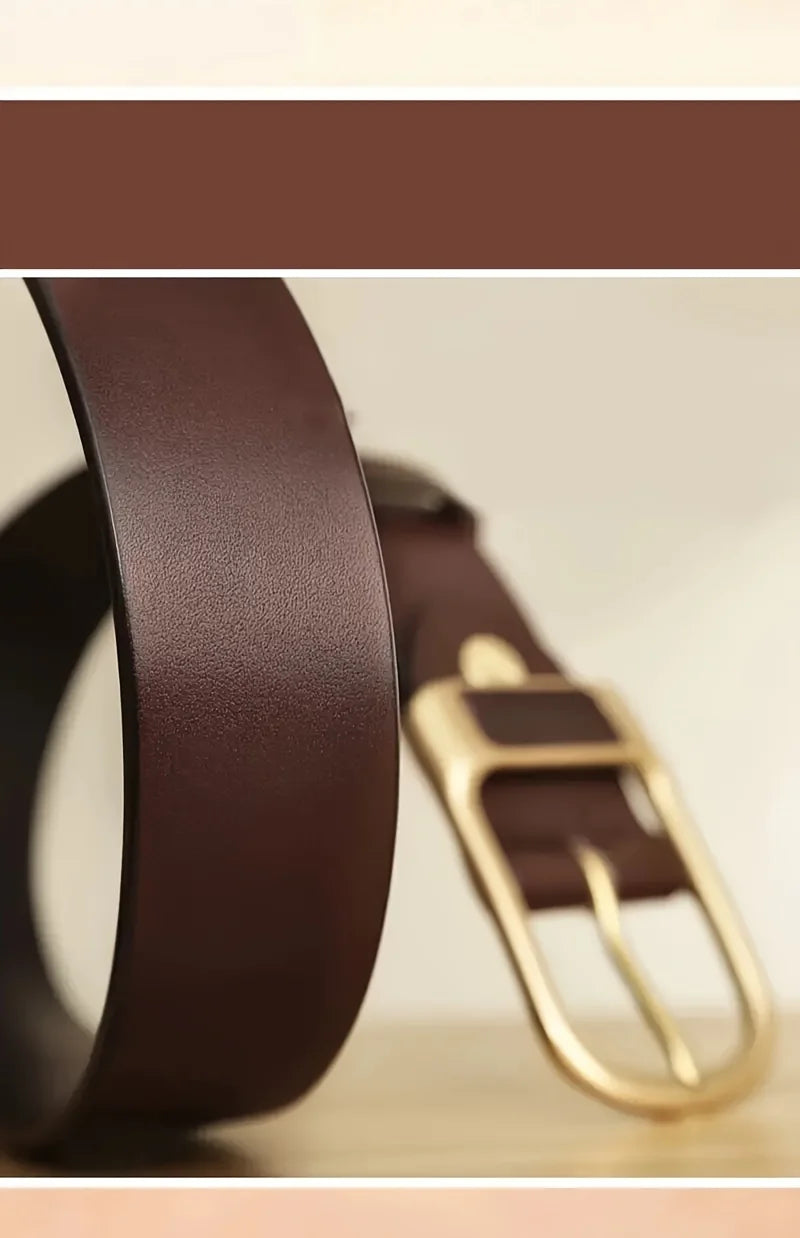 Men's Trendy Casual Belt For Men Coboy Style Belts Pin Buckle Belt Jeans Retro Belt Business Casual Belt