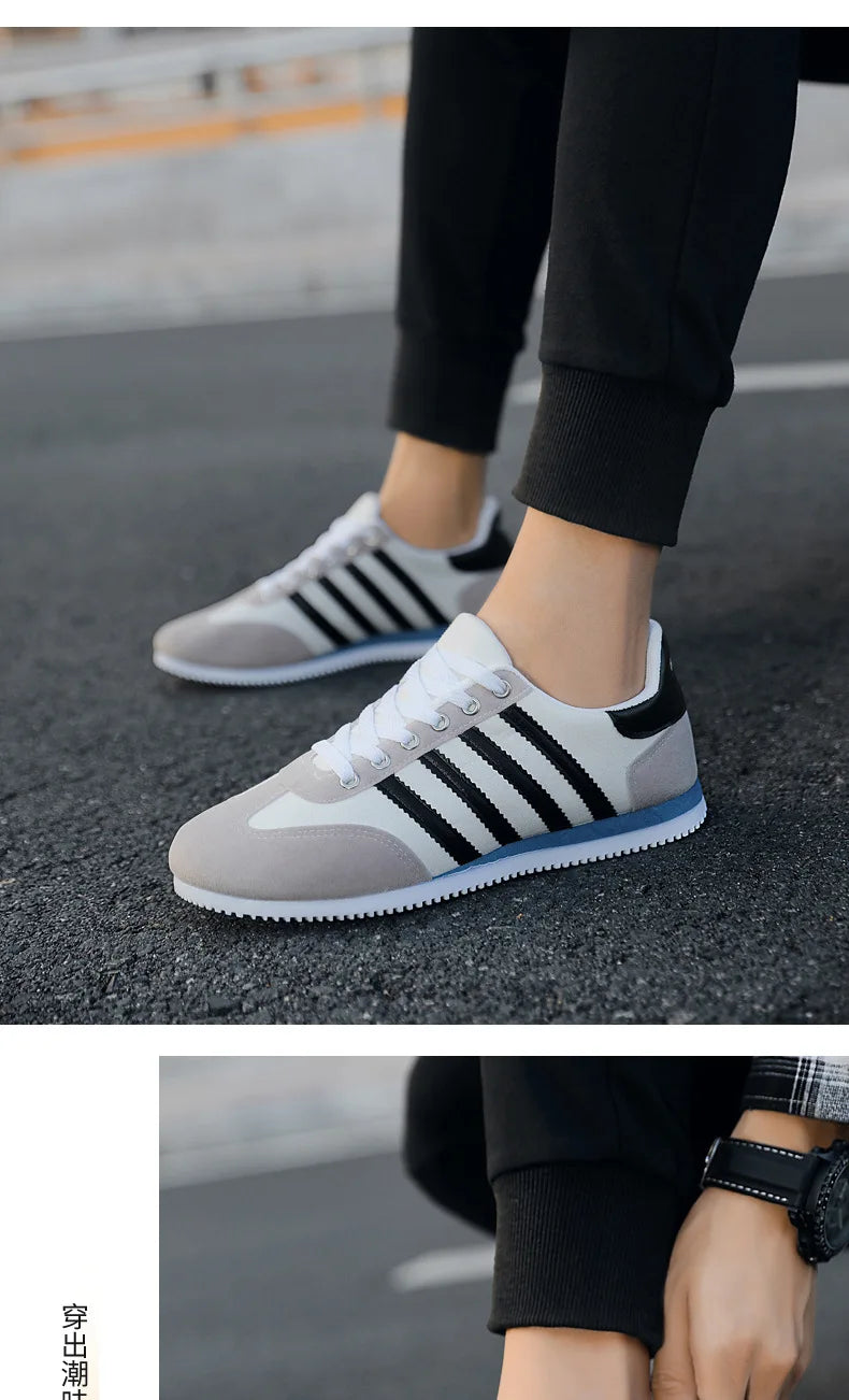 Men's Shoes Trend Casual Shoes for Men Breathable Flat Shoes Outdoor Fitness Free Sports Male Shoes Comfortable Vulcanized Shoes   (Available)