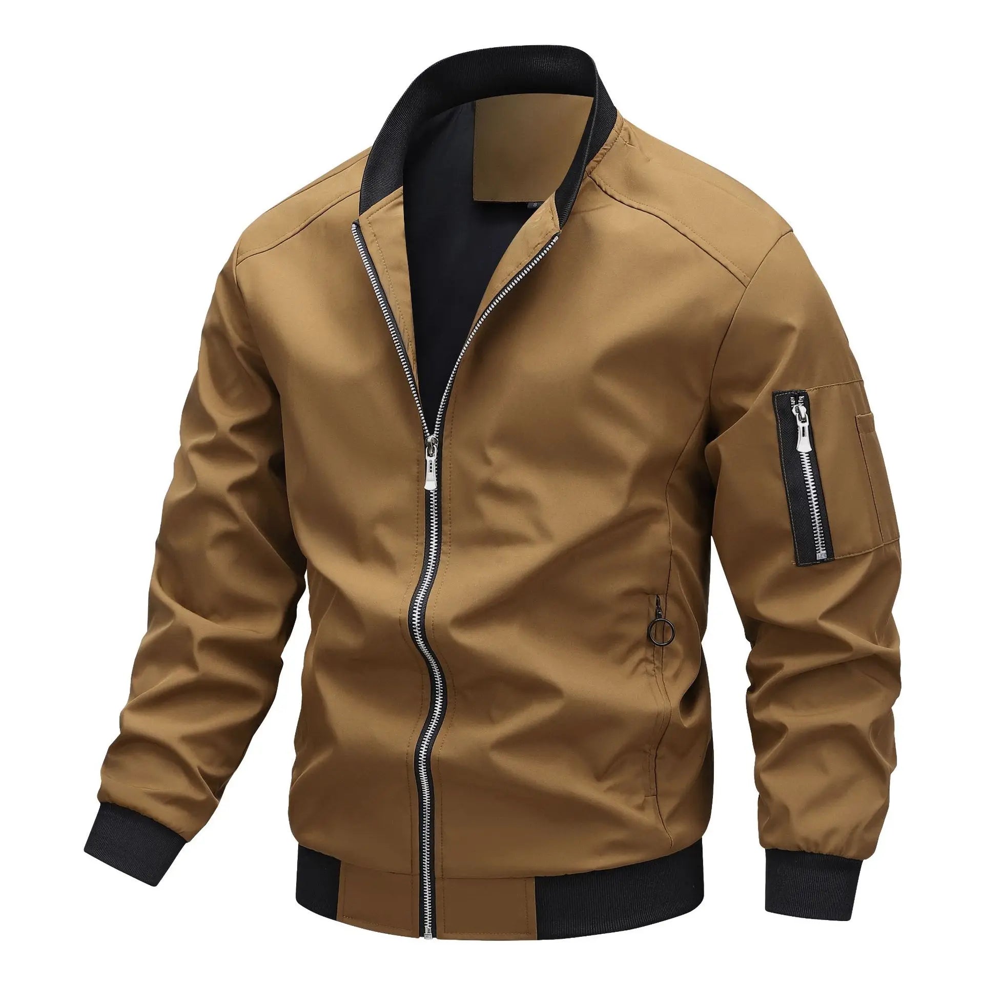 Mens Outdoor Casual Jacket American Style Autumn Suit Workwear Top Coat Loose Daily Outerwear