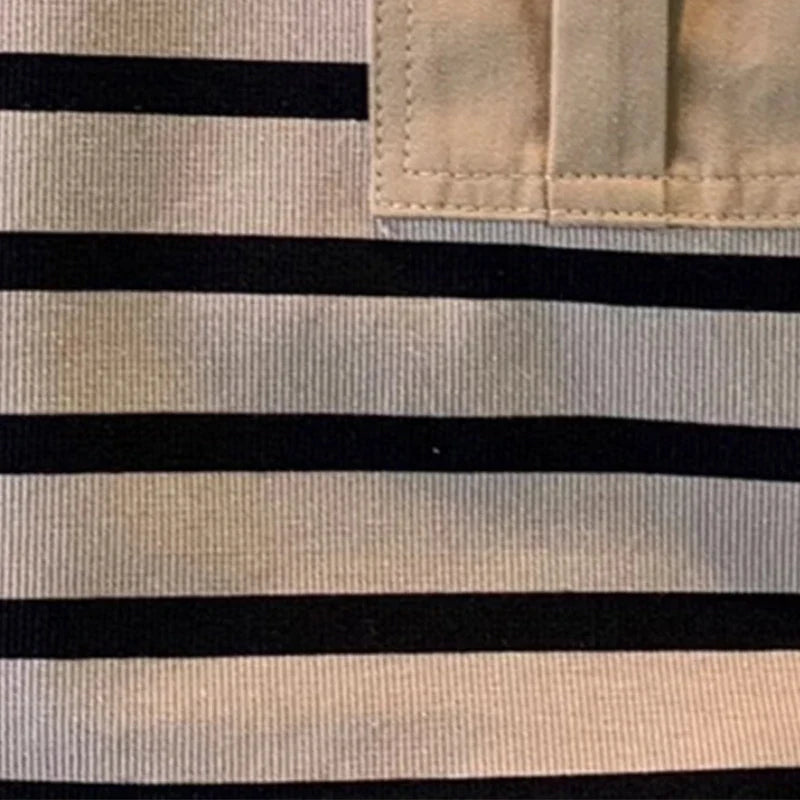 Boys' summer outfit set Summer short sleeved shorts New children's striped baby two-piece set