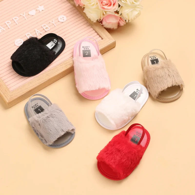 VALEN SINA 0-18M Newborn Baby Girls Summer Shoes Sandals First Walkers Newborn Shoes Casual Soft Sole Sandals Toddler Shoes (Available)