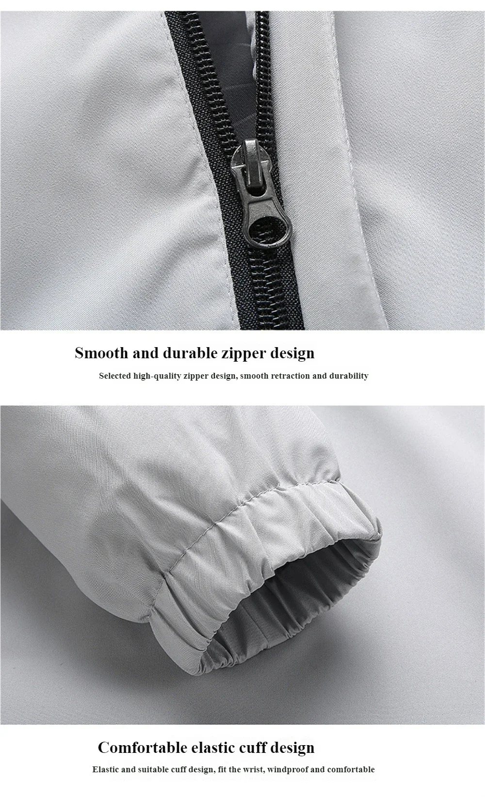 Men's hooded casual jackets, outdoor hiking and mountaineering suits, sports jackets, solid and well-fitting clothes for men